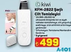 KİWİ KFM-2822 ŞARJLI CİLT TEMİZLEYİCİ fiyat ve kampanya bilgisi